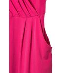 New York & Company Sleeveless Belted Surplice Pink Romper Sz Medium‎ NWOT Photo 6