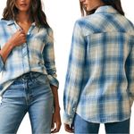 Faherty Malibu Shirt Blue Photo 1