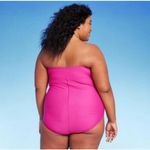 Kona Sol Full Coverage Tummy Control Twist-Front One-Piece Swimsuit size 18 pink Photo 5
