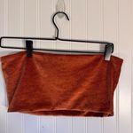 Princess Polly Velvet Orange Tube Top Women’s Size 8 Photo 3