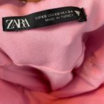 ZARA  Asymmetric Mini Dress with Built in Short in‎ Light Pink Size Extra Small Photo 9