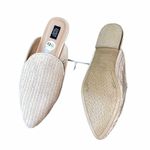 Jones New York NEW  Woven Tan Slip On Mule Photo 3