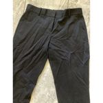 Theory Pants Womens 8 Testra Black Wool Blend Slim Fit Dress Slacks Classic Photo 1