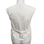 Vintage Agapo Collection Denim Embroidered Vest Medium Western Boho Cotton Blue Photo 4