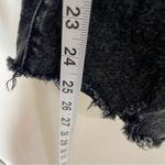 Driftwood  Meg Destroyed High Rise Cropped Jeans in Marble Black Raw hem 25 Photo 7