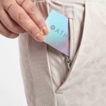 Athleta Brooklyn Leopard Textured Ankle Jogger Pants Tan Khaki Pockets Plus 26 Photo 2