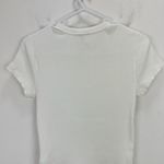 Madewell Ribbed Crewneck Tee Basics Stretch Modal Cotton Basics Small NWT Photo 8