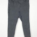 Old Navy Womans 12 Black and White Window Pane Plaid Career Pixie Pants Workwear Photo 0
