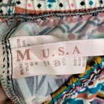 USA Brand Multicolor Abstract Design Leggings Pink Size M Photo 2