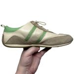 Timberland Vintage Y2K Women’s Size 9M Suede Green & Cream Leather Sneakers Photo 16