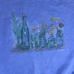 Northern Reflections Vintage Glass bottles/ Floral print light purple  Photo 2