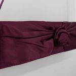 Apt. 9  Purple Satin Rosette Clutch Crossbody Evening Bag Purse Y2k Photo 1