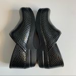 Dansko  Professional Black Gunmetal Metallic Womens Clog Work Shoe 39 8.5 Photo 4