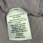 Susina Purple Cotton Modal Peplum Ruffle Hem Short Sleeve Tee Shirt Top Womens S Photo 9