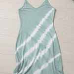 COOKIES CLOTHING Women’s Tie Dye Ombré Summer Midi Dress Green Size M Photo 0
