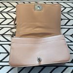 Badgley Mischka quilted crossbody purse in tan Photo 3