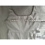 Madewell Jumpsuit Drapey Twill Sleeveless Wide-Leg Tank Muted Stone Size 10 Photo 9