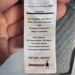 Smartwool  Grey Merino Wool Blend V Neck Sweater Womens L Pullover Fall Casual Photo 1