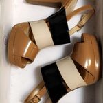 Jessica Simpson Black White And Tan Heels Photo 0