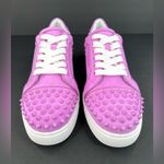 Christian Louboutin Vieira 2 Orlato Flat Bubble Gum Pink Women Sneakers EU 38 Photo 4