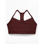 Athleta S Interval Sports Bra D-DD | Garnet Small Photo 2