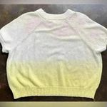 Madewell Top Dip Dye Raglan Sweater Tee Ivory, Yellow (P10) Photo 1