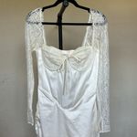 House Of CB  'Perdi' Vintage Ivory Satin Maxi Dress NWOT Size‎ XS A-C Photo 10