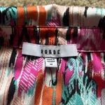 Ro & De  Multicolored Ruched Cropped Blouse Photo 3