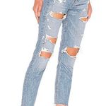 Revolve GRLFRND Karolina High Rise Waisted Distressed Hey Jude Skinny Jeans Photo 1