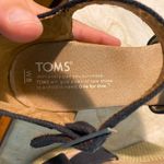 Toms  size 8 wedge, strappy sandals in black Photo 3