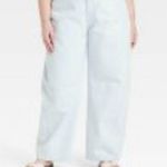 Universal Threads Universal Thread Light Blue Barrel Pants Photo 1