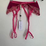 For Love & Lemons NWT Garter Belt in Magenta Ophelie Photo 4