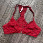 PINK - Victoria's Secret  Bralette Lace Red Photo 0