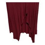 Bobeau  Red Wrap Cardigan Button Closure Long Sleeve Size Small Fall Autumn Photo 2