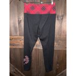 Pink Coconut Boutique PINK Victoria's Secret Women's L Leggings Red Plaid Yoga Christmas Photo 4