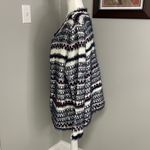 Lane Bryant Womens Plus Size 14/16 Cardigan Eyelash Sweater Fuzzy Striped Fairy Photo 2