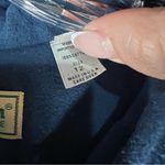 L.L. Bean Blue Vintage Long Sleeve Long Flannel Pajama Dress Size 12 Photo 7