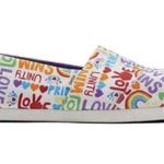Toms  Belmont White Multi Unity Print Slip On Sneakers Photo 0