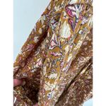 Old Navy Dress Women SMALL Camel Brown Floral Print Sleeveless Cami Tank Mini Photo 4