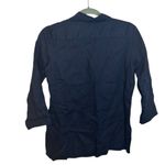 Ralph Lauren  Navy Blue Linen Sequin Tunic Top Photo 1