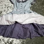 Pinup Couture Dee Dee Gingham Blue Dress Size: S Photo 4