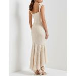 House Of CB Cesca Floral Maxi Dress, Vintage Cream, Large Photo 4