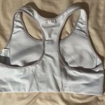 Nike  Sports Dri-Fit Bra White Black Logo Photo 1