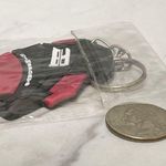 Rimsports Fingerless Weightlifting Gloves Pink Black Keychain Keyring Photo 3