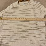 J.Crew  Raglan Space Dyed Crew Neck Sweater cream and tan size large Photo 6