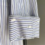 Madewell NWT Y-Neck Relaxed Striped Shirt Dress Photo 5