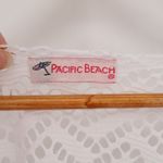 White Eyelet Swim Cover Womens Sheer Resort Beach Vacation Cruise Pool One Size White Size undefined Photo 5