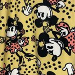 LuLaRoe Tall Curvy Mustard Yellow Disney Leggings Minnie Mouse Photo 2