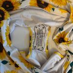 None Ruffle Bikini with Sunflower Design Yellow Women 2XL NWOT Photo 2