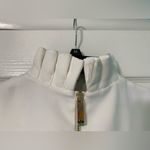 Ted Baker  London Ruffle Neck Elegant White Sleeveless Dress Size 1 US Size 4 Photo 11